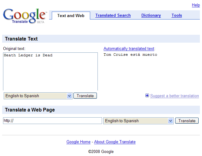 Trucos de Google Translate