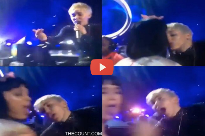 Miley Cyrus Katy Perry beso