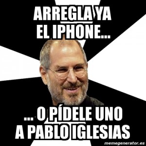 Pablo Iglesias Steve Jobs