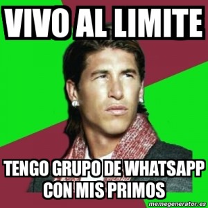 Grupo WhatsApp Sergio Ramos y sus primos