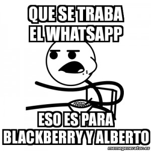 Meme WhatsApp blackberry