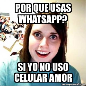 Novia Celosa WhatsApp