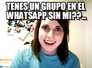 Novia celosa y el grupo de WhatsApp