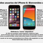 comparación iPhone 6