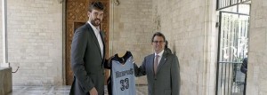 Marc Gasol con Artur Más