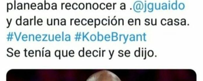 Kobe Bryant muerte Nicolas Maduro