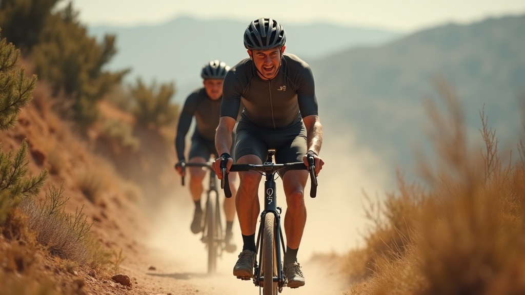 Pedro Sánchez en bicicleta de montaña batiendo su récord de velocidad en la Sierra de Guadarrama