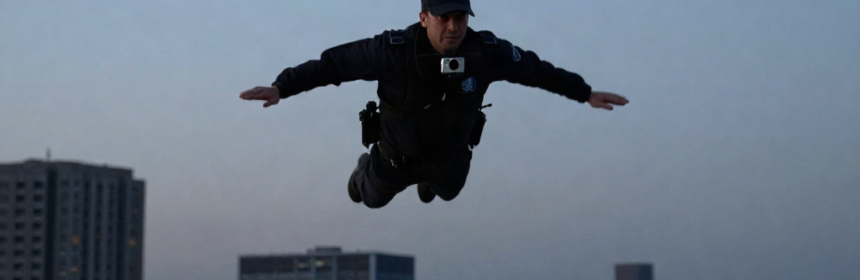 Superman con una GoPro