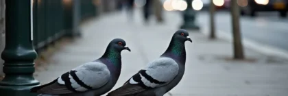 Las palomas del centro dejan de apartarse y el Ayuntamiento estudia señalizar quién tiene preferencia