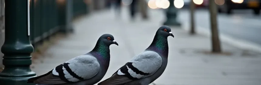 Las palomas del centro dejan de apartarse y el Ayuntamiento estudia señalizar quién tiene preferencia